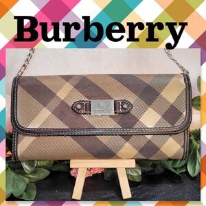 Authentic Burberry Long Wallet